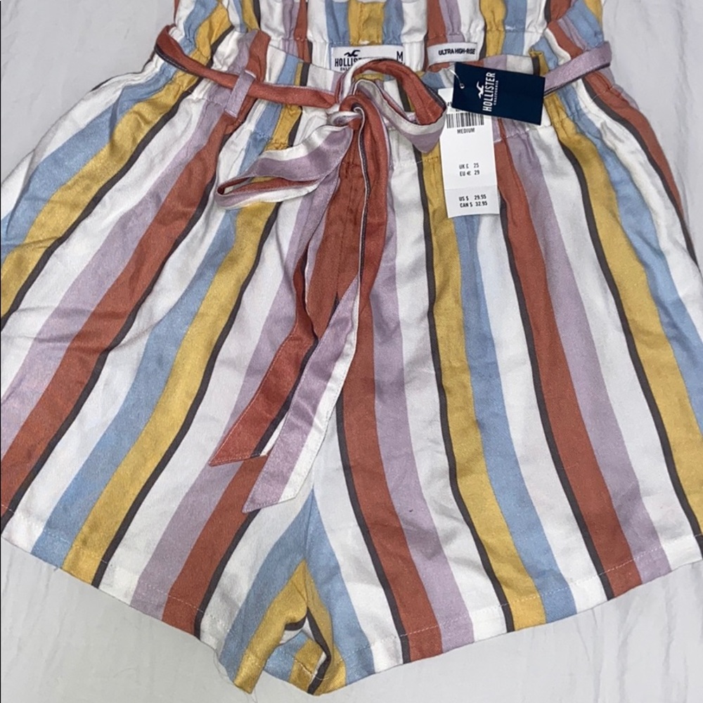 flowy shorts, hollister ultra high rise
